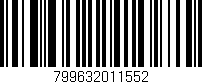 Código de barras (EAN, GTIN, SKU, ISBN): '799632011552'