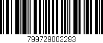 Código de barras (EAN, GTIN, SKU, ISBN): '799729003293'