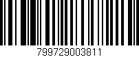 Código de barras (EAN, GTIN, SKU, ISBN): '799729003811'