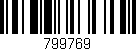Código de barras (EAN, GTIN, SKU, ISBN): '799769'