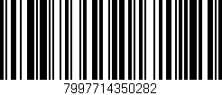 Código de barras (EAN, GTIN, SKU, ISBN): '7997714350282'