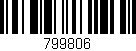 Código de barras (EAN, GTIN, SKU, ISBN): '799806'