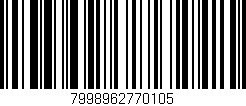 Código de barras (EAN, GTIN, SKU, ISBN): '7998962770105'