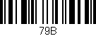 Código de barras (EAN, GTIN, SKU, ISBN): '79B'