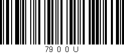 Código de barras (EAN, GTIN, SKU, ISBN): '79_0_0_U'
