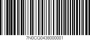 Código de barras (EAN, GTIN, SKU, ISBN): '7N0CG0438000001'
