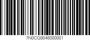 Código de barras (EAN, GTIN, SKU, ISBN): '7N0CG9046000001'