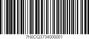 Código de barras (EAN, GTIN, SKU, ISBN): '7N0CQ3734000001'