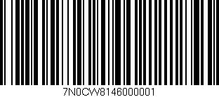 Código de barras (EAN, GTIN, SKU, ISBN): '7N0CW8146000001'