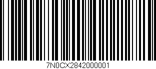 Código de barras (EAN, GTIN, SKU, ISBN): '7N0CX2842000001'