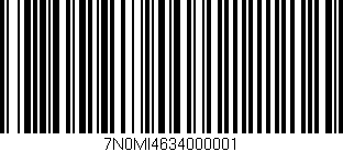 Código de barras (EAN, GTIN, SKU, ISBN): '7N0MI4634000001'