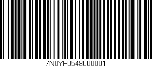 Código de barras (EAN, GTIN, SKU, ISBN): '7N0YF0548000001'