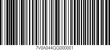 Código de barras (EAN, GTIN, SKU, ISBN): '7V0A044GG000001'