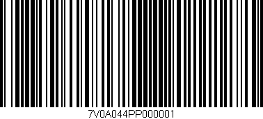 Código de barras (EAN, GTIN, SKU, ISBN): '7V0A044PP000001'