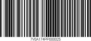 Código de barras (EAN, GTIN, SKU, ISBN): '7V0A174PP000025'