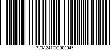Código de barras (EAN, GTIN, SKU, ISBN): '7V0A241GG000045'