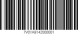 Código de barras (EAN, GTIN, SKU, ISBN): '7V0YA9142000001'