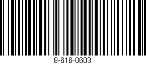 Código de barras (EAN, GTIN, SKU, ISBN): '8-616-0603'