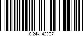 Código de barras (EAN, GTIN, SKU, ISBN): '8.2441429E7'