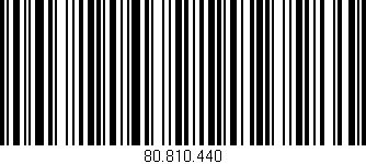 Código de barras (EAN, GTIN, SKU, ISBN): '80.810.440'