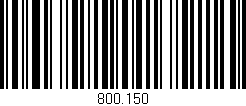 Código de barras (EAN, GTIN, SKU, ISBN): '800.150'