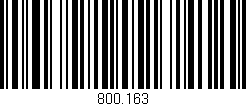 Código de barras (EAN, GTIN, SKU, ISBN): '800.163'