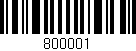Código de barras (EAN, GTIN, SKU, ISBN): '800001'