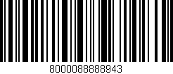 Código de barras (EAN, GTIN, SKU, ISBN): '8000088888943'