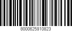 Código de barras (EAN, GTIN, SKU, ISBN): '8000625910823'