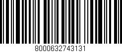 Código de barras (EAN, GTIN, SKU, ISBN): '8000632743131'