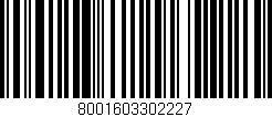Código de barras (EAN, GTIN, SKU, ISBN): '8001603302227'