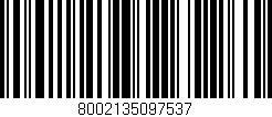 Código de barras (EAN, GTIN, SKU, ISBN): '8002135097537'