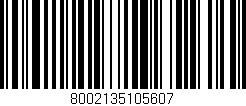 Código de barras (EAN, GTIN, SKU, ISBN): '8002135105607'