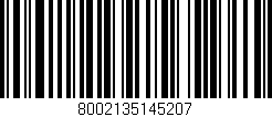 Código de barras (EAN, GTIN, SKU, ISBN): '8002135145207'