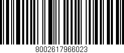 Código de barras (EAN, GTIN, SKU, ISBN): '8002617966023'