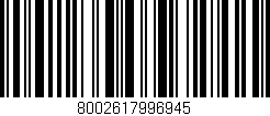 Código de barras (EAN, GTIN, SKU, ISBN): '8002617996945'
