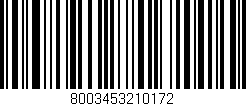 Código de barras (EAN, GTIN, SKU, ISBN): '8003453210172'