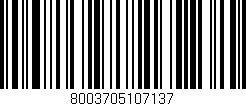 Código de barras (EAN, GTIN, SKU, ISBN): '8003705107137'