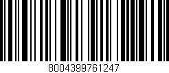 Código de barras (EAN, GTIN, SKU, ISBN): '8004399761247'