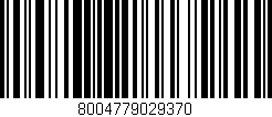 Código de barras (EAN, GTIN, SKU, ISBN): '8004779029370'