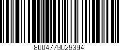 Código de barras (EAN, GTIN, SKU, ISBN): '8004779029394'