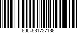 Código de barras (EAN, GTIN, SKU, ISBN): '8004961737168'
