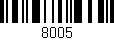 Código de barras (EAN, GTIN, SKU, ISBN): '8005'