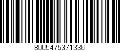 Código de barras (EAN, GTIN, SKU, ISBN): '8005475371336'