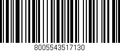 Código de barras (EAN, GTIN, SKU, ISBN): '8005543517130'