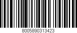 Código de barras (EAN, GTIN, SKU, ISBN): '8005890313423'