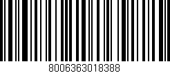 Código de barras (EAN, GTIN, SKU, ISBN): '8006363018388'