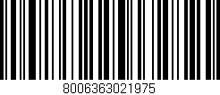 Código de barras (EAN, GTIN, SKU, ISBN): '8006363021975'