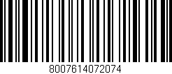 Código de barras (EAN, GTIN, SKU, ISBN): '8007614072074'