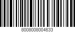 Código de barras (EAN, GTIN, SKU, ISBN): '8008008004633'
